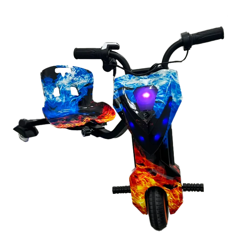 Triciclo Elétrico Drift Chamas Gêmeas