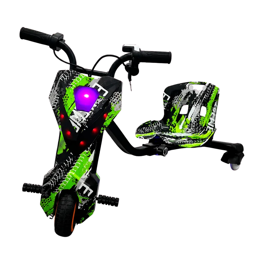 Triciclo Elétrico Drift Radical Verde
