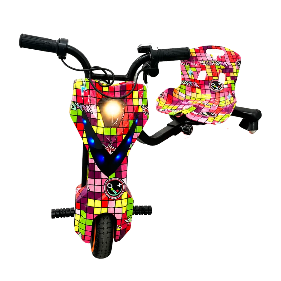 Triciclo Elétrico Drift Ondas Neon