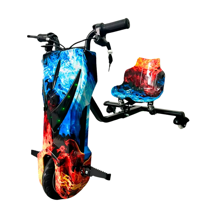 Triciclo Elétrico Drift Gelo e Fogo