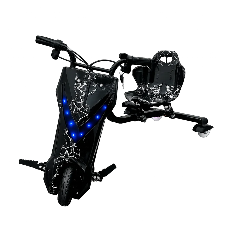 Triciclo Elétrico Drift Mármore Negro