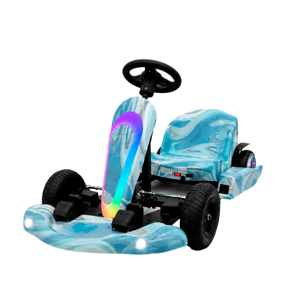 Mini Kart Elétrico Azul Sky